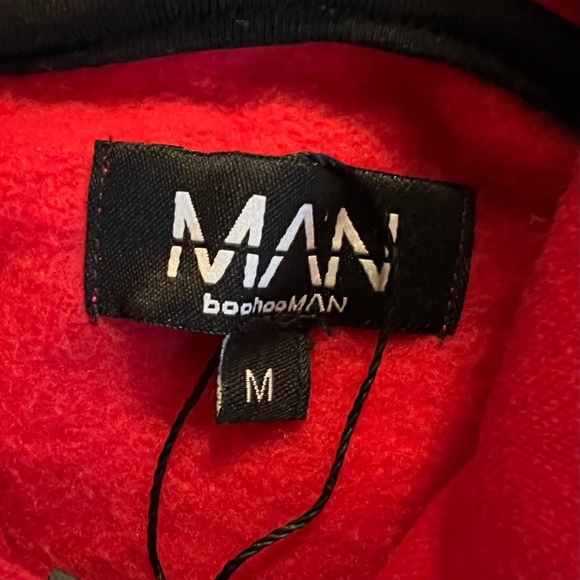 Boohoo Man - NWT - Oversized Cargo Hoodie With Bungee Cord - Medium - Picture 6 of 9